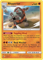 Rhyperior 67/147 - SM  Burning Shadows Holofoil - Poke-Collect