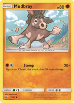 Mudbray 77/147 - SM  Burning Shadows Reverse Holofoil - Poke-Collect
