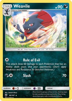 Weavile 86/147 - Burning Shadows Reverse Holofoil - Poke-Collect