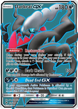 Darkrai GX (Full Art) 139/147 - SM  Burning Shadows Holofoil - Poke-Collect