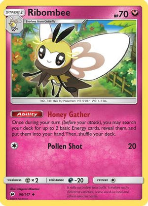 Ribombee 96/147 - SM  Burning Shadows - Poke-Collect