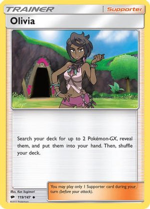 Olivia 119/147 - SM  Burning Shadows - Poke-Collect