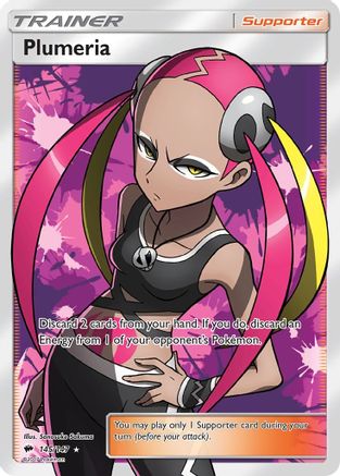 Plumeria (Full Art) 145/147 - SM  Burning Shadows Holofoil - Poke-Collect