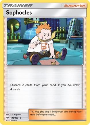 Sophocles 123/147 - Burning Shadows Reverse Holofoil - Poke-Collect