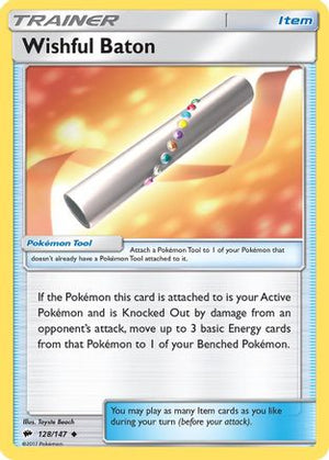 Wishful Baton 128/147 - Burning Shadows Reverse Holofoil - Poke-Collect