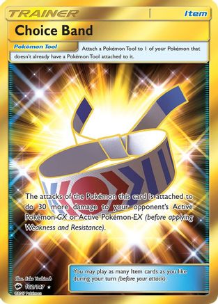 Choice Band (Secret) 162/147 - SM  Burning Shadows Holofoil - Poke-Collect
