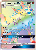 Lycanroc GX (Secret) 155/147 - SM  Burning Shadows Holofoil - Poke-Collect