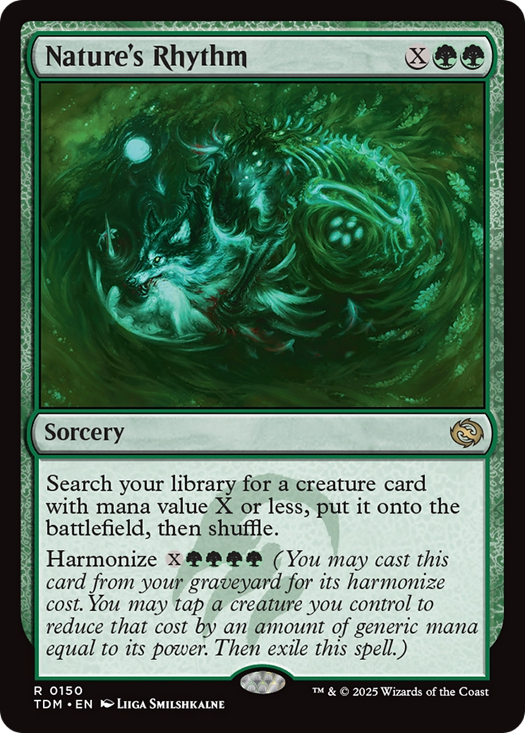 Nature's Rhythm (TDM-150) - Tarkir: Dragonstorm - Poke-Collect