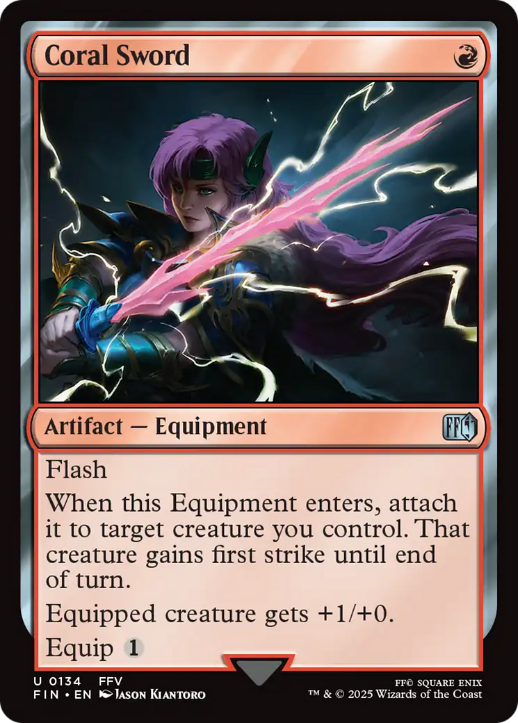 Coral Sword (FIN-134) - FINAL FANTASY Foil - Poke-Collect