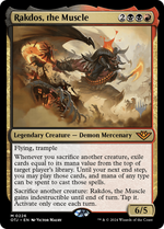 Rakdos, the Muscle (POTJ-226P) - Outlaws of Thunder Junction Promos Foil - Poke-Collect