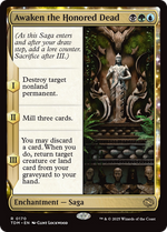 Awaken the Honored Dead (TDM-170) - Tarkir: Dragonstorm: (enchantment) Foil - Poke-Collect