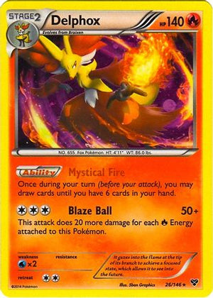 Delphox - 26/146 (Cosmos Holo) 26 - Blister Exclusives Holofoil - Poke-Collect