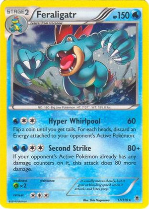 Feraligatr - 17/119 (Cosmos Holo) 17 - Blister Exclusives Holofoil - Poke-Collect
