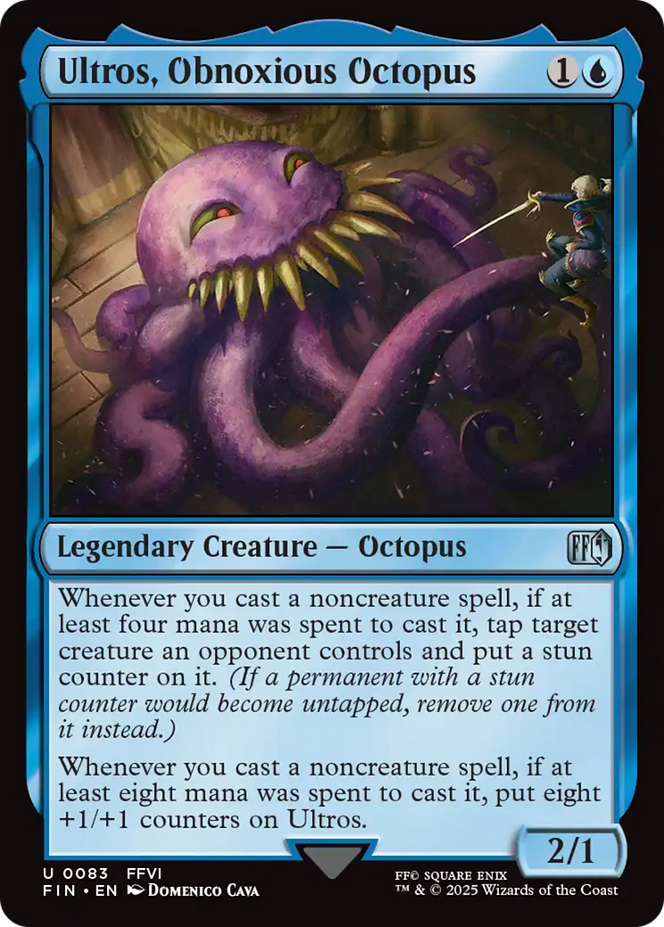 Ultros, Obnoxious Octopus (FIN-083) - FINAL FANTASY Foil - Poke-Collect