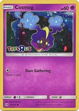 Cosmog - 64/149 (Toys R Us Promo) 64 - Miscellaneous Cards & Products Holofoil - Poke-Collect