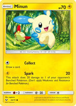 Minun 34/73 - Shining Legends - Poke-Collect
