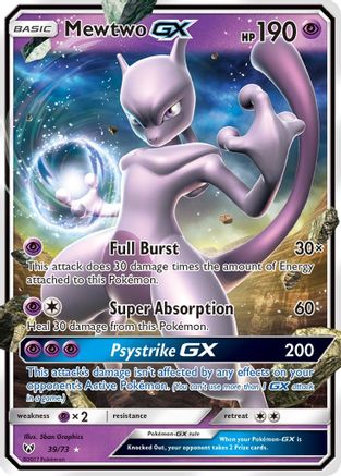 Mewtwo GX 39/73 - Shining Legends Holofoil - Poke-Collect
