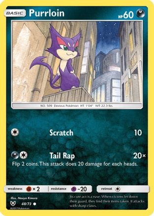 Purrloin 48/73 - Shining Legends - Poke-Collect