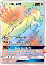 Entei GX (Secret) 74/73 - Shining Legends Holofoil - Poke-Collect