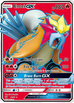 Entei GX (Full Art) 71/73 - Shining Legends Holofoil - Poke-Collect