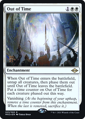 Out of Time (PRE-023) - Modern Horizons 2 Promos Foil - Poke-Collect