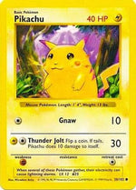 Pikachu (Red Cheeks) 58 - Base Set Shadowless 1st Edition - Poke-Collect