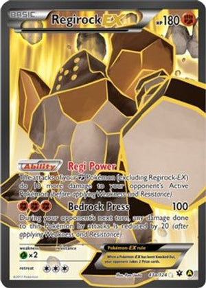 Regirock EX - 43a/124 43a/124 - Alternate Art Promos Holofoil - Poke-Collect