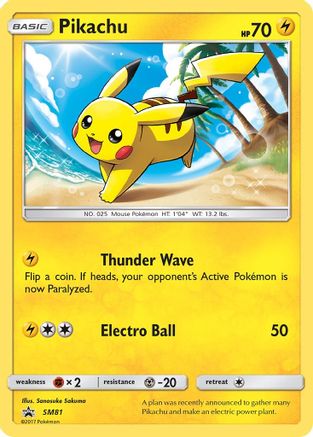 Pikachu - SM81 SM81/248 - SM Promos Holofoil - Poke-Collect