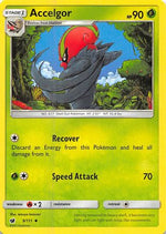Accelgor 9/111 - SM  Crimson Invasion Reverse Holofoil - Poke-Collect