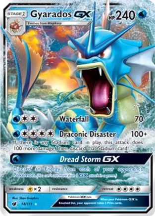 Gyarados GX 18/111 - SM  Crimson Invasion Holofoil - Poke-Collect