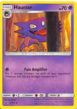 Haunter 37/111 - SM  Crimson Invasion - Poke-Collect