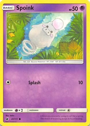 Spoink 41/111 - Crimson Invasion - Poke-Collect
