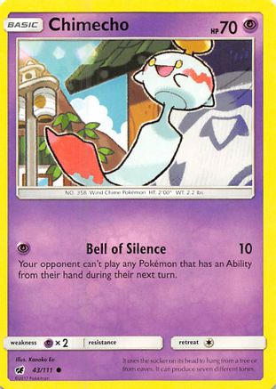 Chimecho 43/111 - SM  Crimson Invasion - Poke-Collect