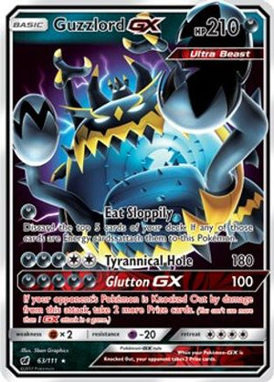 Guzzlord GX 63/111 - SM  Crimson Invasion Holofoil - Poke-Collect