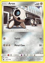 Aron 65/111 - SM  Crimson Invasion Reverse Holofoil - Poke-Collect