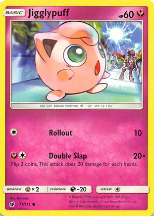 Jigglypuff 71/111 - SM  Crimson Invasion - Poke-Collect