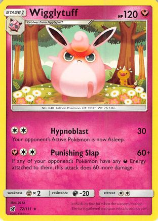 Wigglytuff 72/111 - Crimson Invasion Reverse Holofoil - Poke-Collect