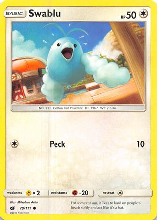 Swablu 79/111 - Crimson Invasion - Poke-Collect