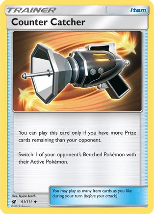 Counter Catcher 91/111 - SM  Crimson Invasion Reverse Holofoil - Poke-Collect
