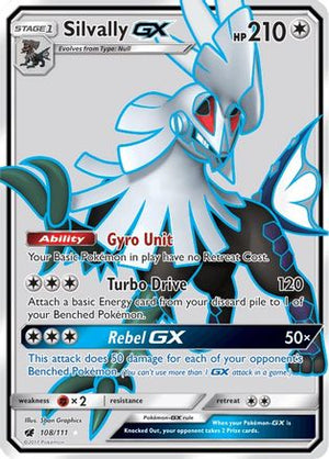 Silvally GX (Full Art) 108/111 - SM  Crimson Invasion Holofoil - Poke-Collect