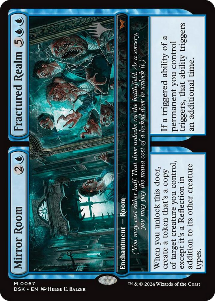 Mirror Room // Fractured Realm (PPDSK-067) - Duskmourn: House of Horror Promos Foil - Poke-Collect