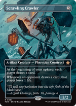 Scrawling Crawler (FDN-354) - Foundations (Borderless) Foil - Poke-Collect