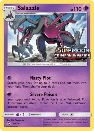 Salazzle - SM73 (Prerelease) SM73/248 - SM Promos Holofoil - Poke-Collect