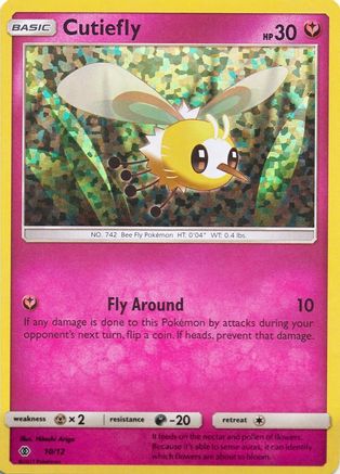 Cutiefly - 10/12 10/12 - McDonalds Promos 2017 Holofoil - Poke-Collect