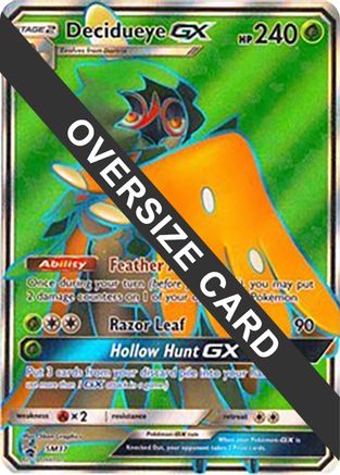 Decidueye GX - SM37 (SM Black Star Promo) SM37 - Jumbo Cards Holofoil - Poke-Collect