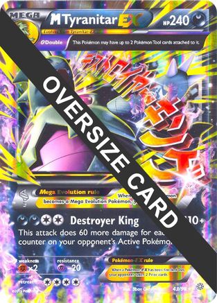 M Tyranitar EX - 43/98 43 - Jumbo Cards Holofoil - Poke-Collect