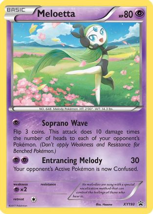 Meloetta - XY193 XY193/211 - XY Promos Holofoil - Poke-Collect