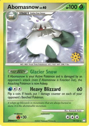Abomasnow - 19/123 19 - Countdown Calendar Promos - Poke-Collect