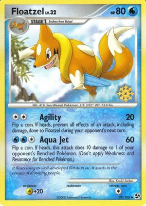 Floatzel - 37/106 37 - Countdown Calendar Promos - Poke-Collect