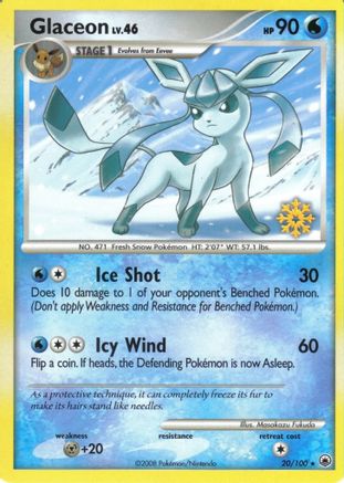 Glaceon - 20/100 20 - Countdown Calendar Promos - Poke-Collect